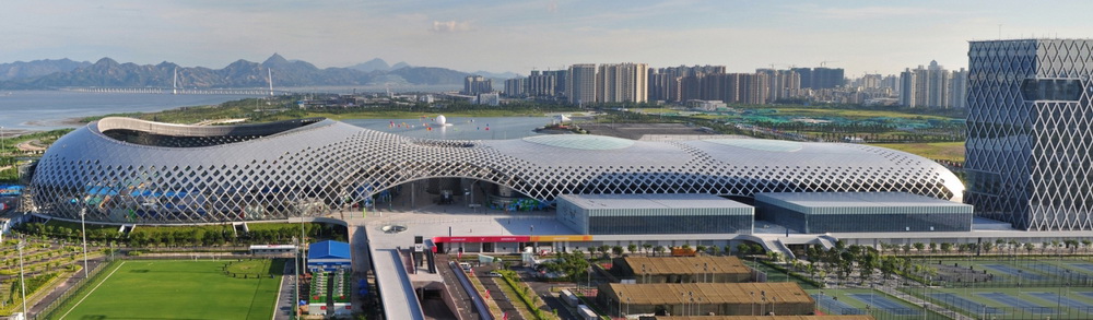 Projet de murs-rideaux du Centre de sport de la Baie de Shenzhen