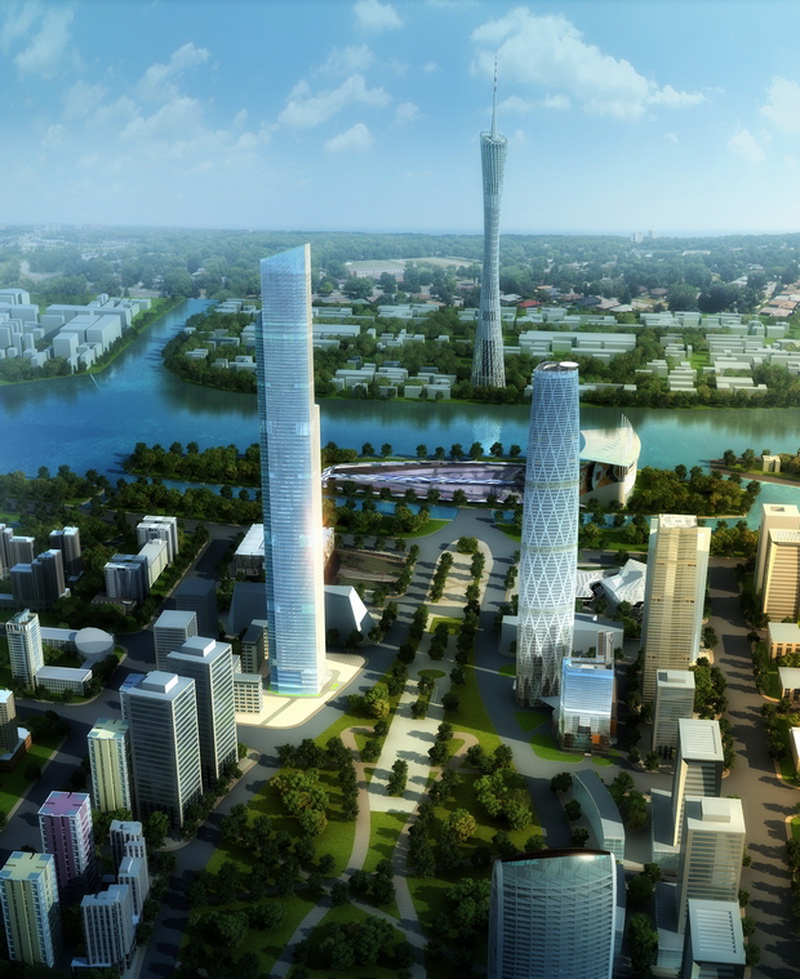 Guangzhou East West Tower