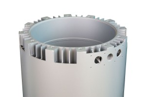 Water-cooling motor casing